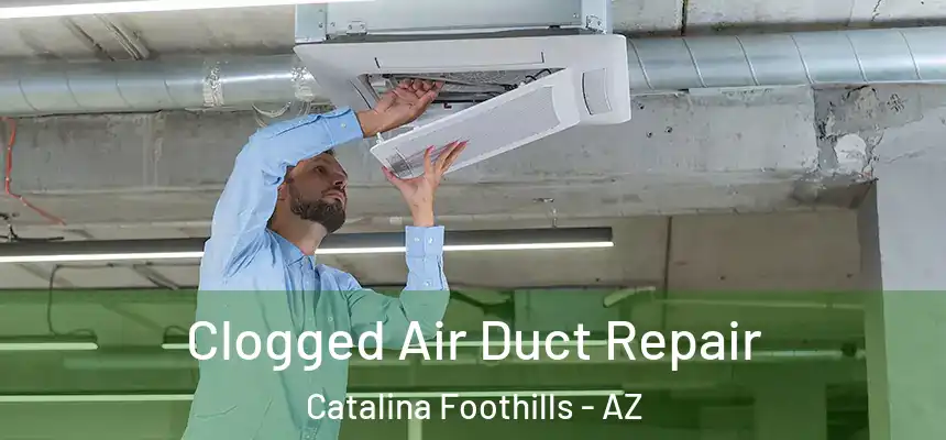  Clogged Air Duct Repair Catalina Foothills - AZ